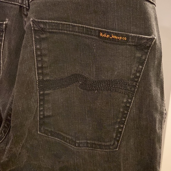 Nudie Jeans Co | NJ2976 | Slim Jim Dry Black Coated | Size 31W 32L - Picture 9 of 13